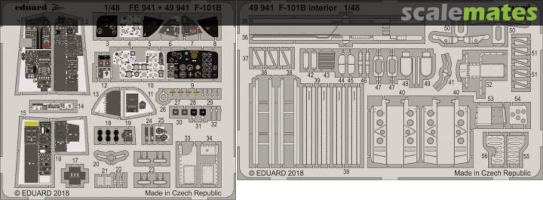 Boxart F-101B interior KITTY HAWK 49941 Eduard