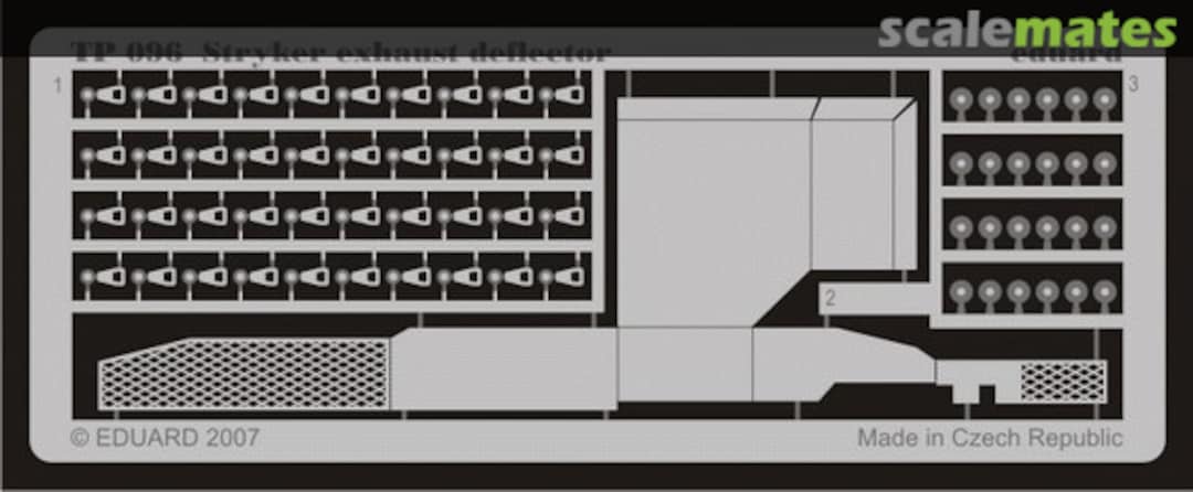 Boxart Stryker exhaust deflector TP096 Eduard