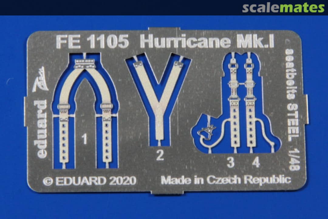 Boxart Hurricane Mk.I Seatbelts (STEEL) FE1105 Eduard