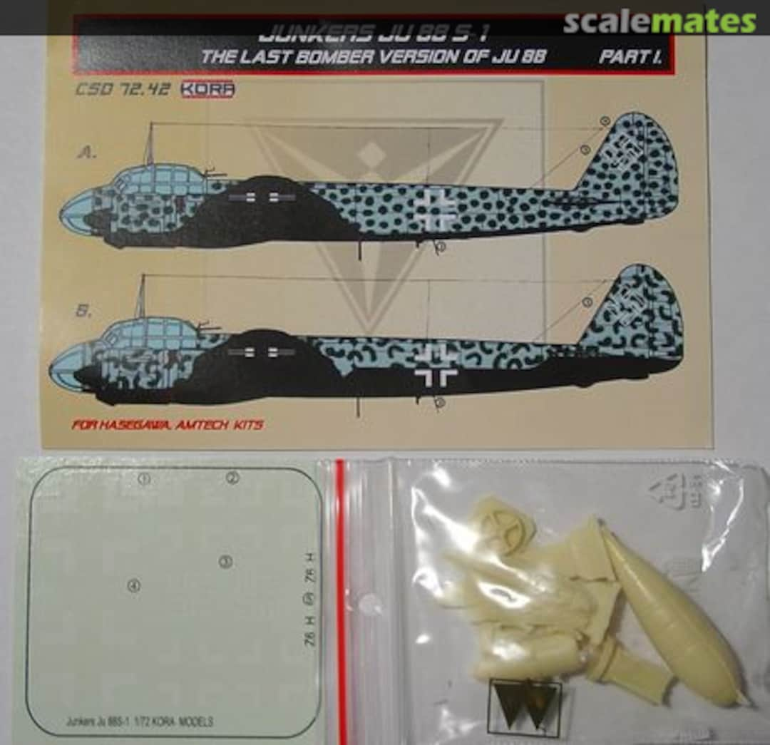 Boxart Junkers Ju 88 S-1 CSD7242 Kora Models