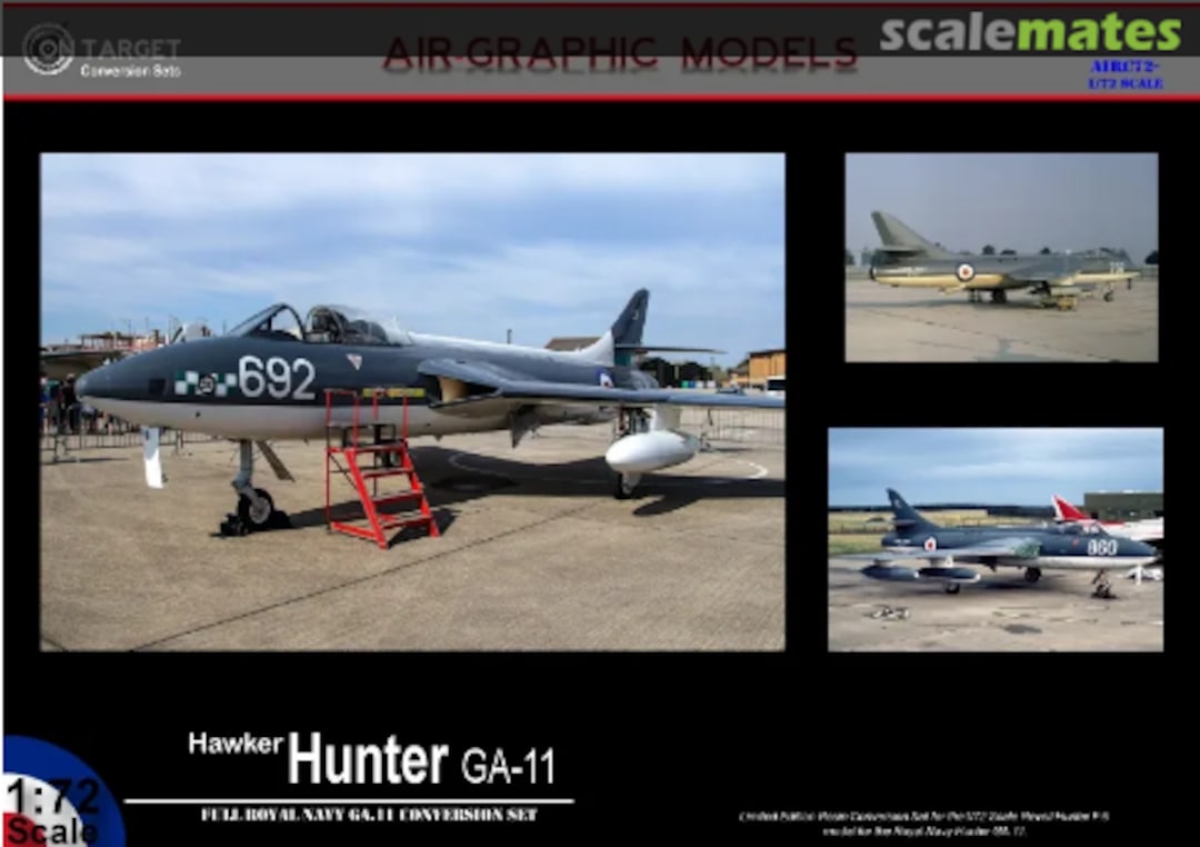 Boxart Hawker Hunter GA.11 Conversion set CS-15 Air-Graphic Models