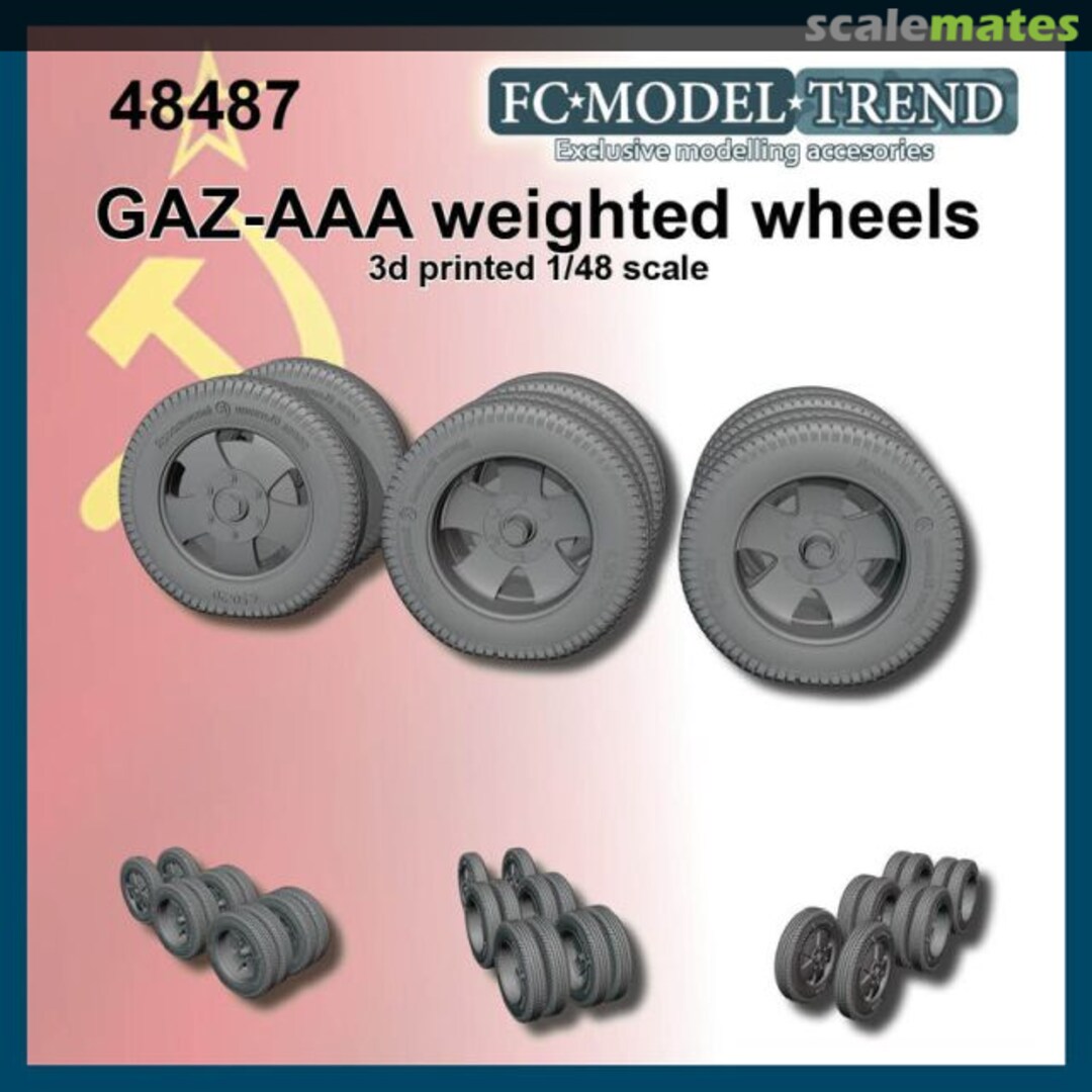 Boxart Gaz AAA weighted wheels 48487 FC Model Trend