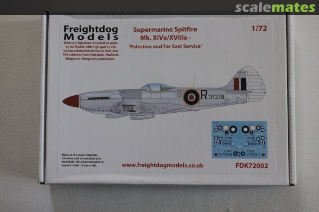 Boxart Supermarine Spitfire Mk XIVe/XVIIIe FDK72002 Freightdog Models