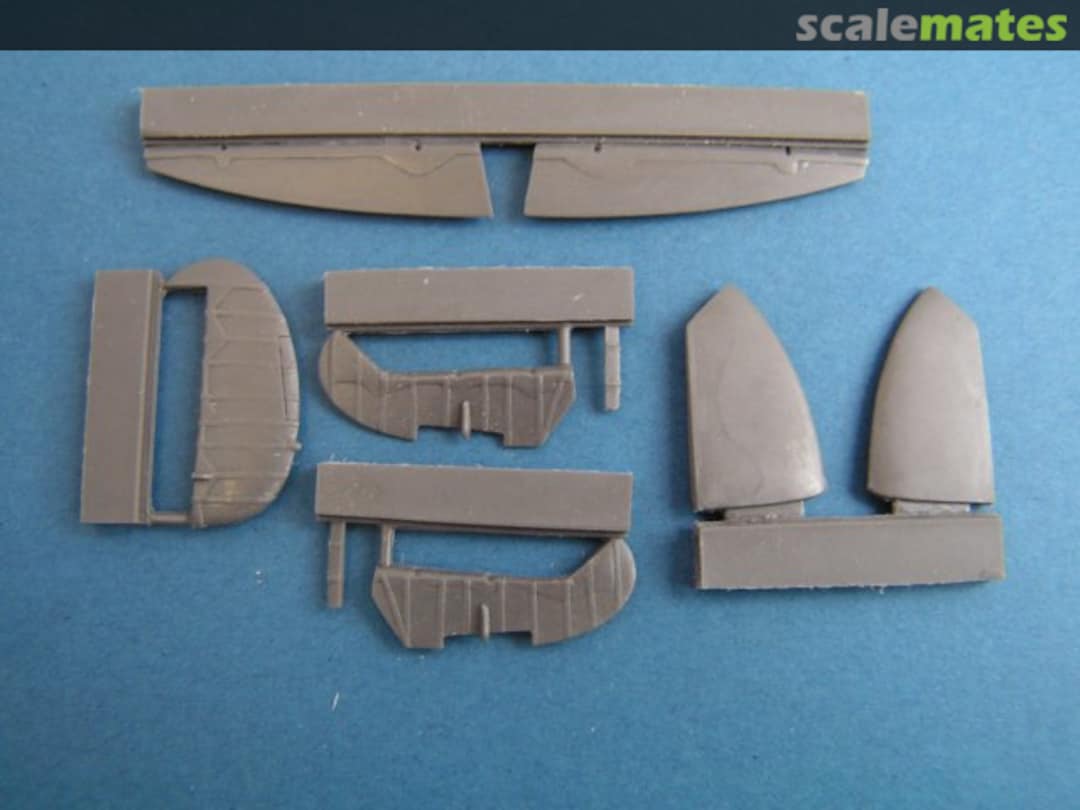 Boxart Spitfire Mk.IX control surfaces early U72-115 Pavla Models