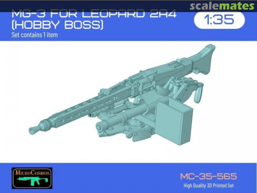 Boxart MG-3 For Leopard 2A4 (Hobby Boss) MC-35-565 3D MicroCosmos