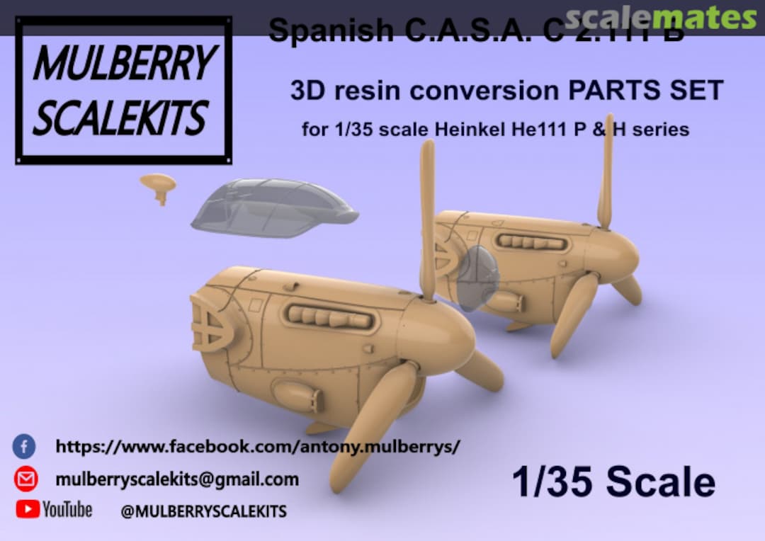 Boxart Spanish C.A.S.A. C 2.111B Conversion set N/A Mulberry Scalekits