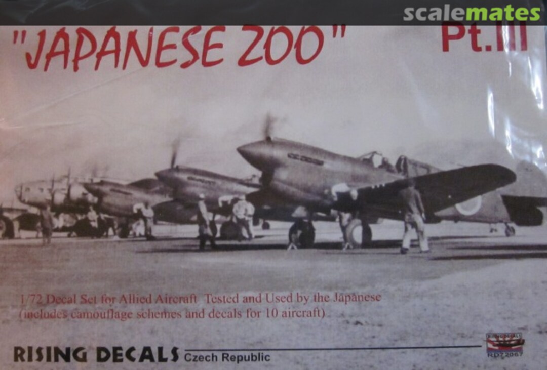 Boxart Japanese Zoo Part III RD72067 Rising Decals