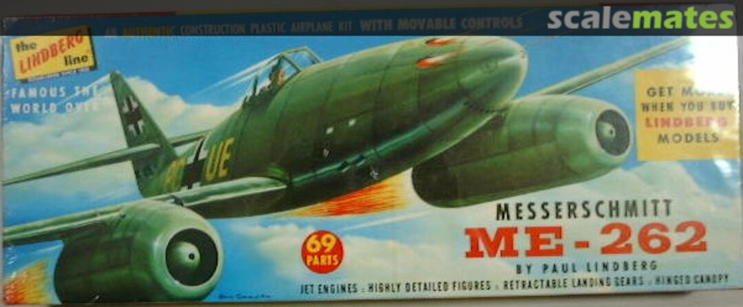 Boxart Messerschmitt Me-262 538 Lindberg