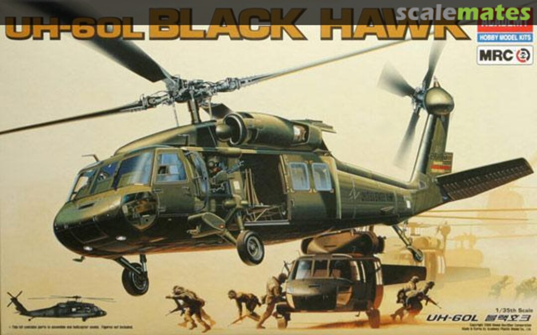 Boxart Sikorsky UH-60L Black Hawk 2192 Academy