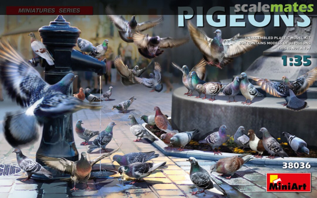 Boxart Pigeons 38036 MiniArt