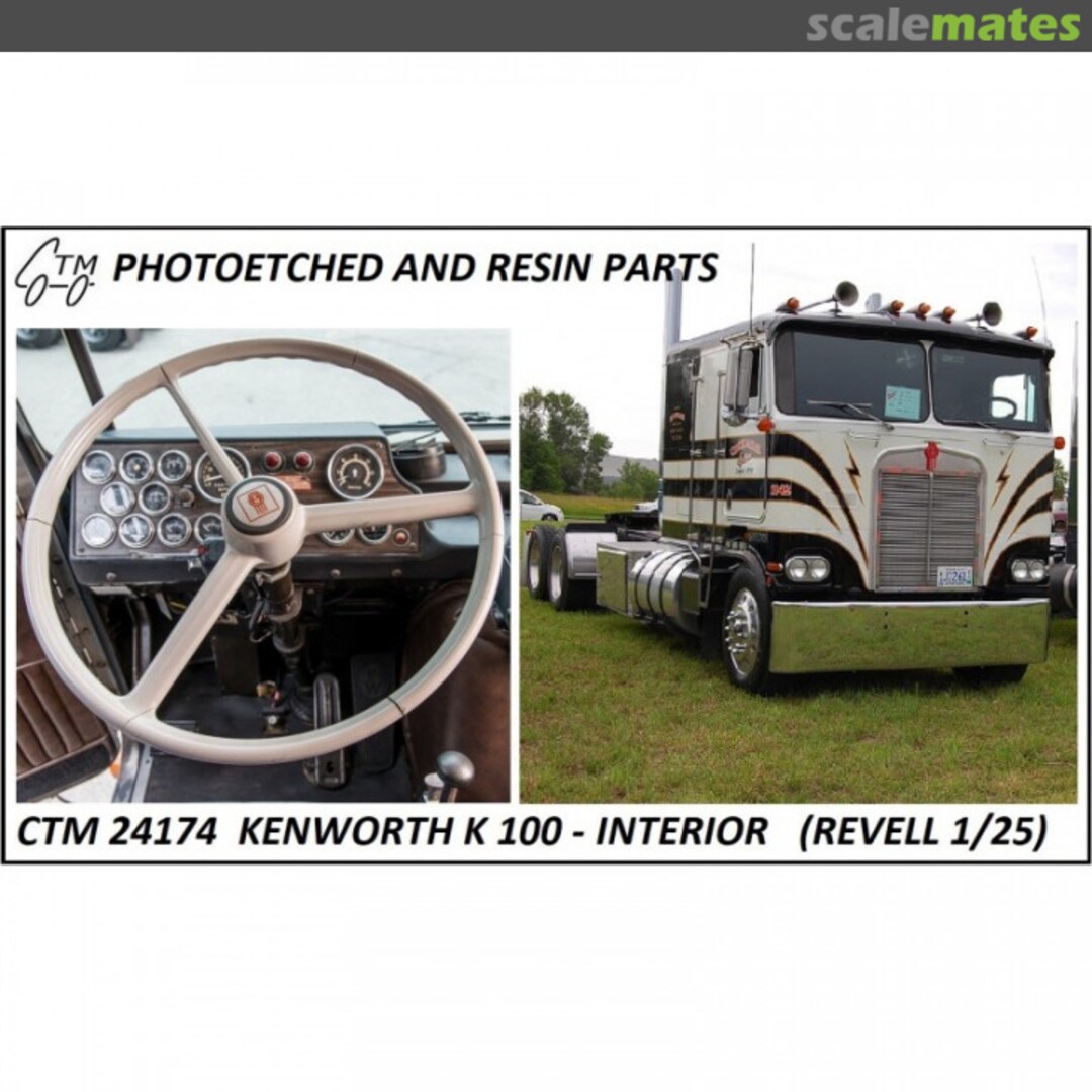 Boxart Kenworth K100 CTM 24174 Czech Truck Model