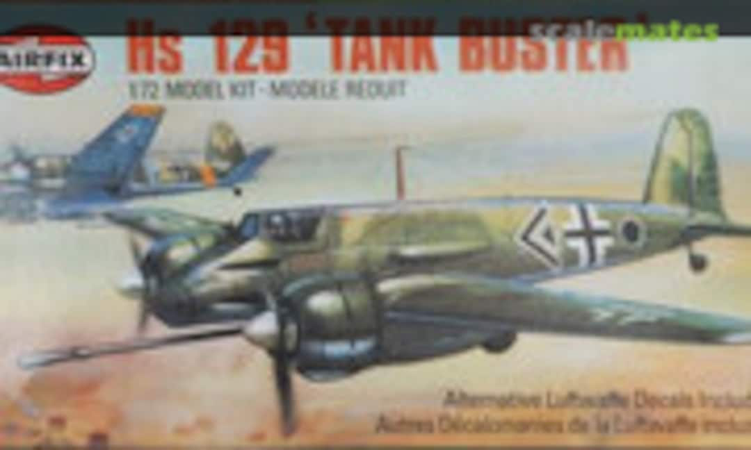 1:72 Hs 129 Tank Buster (Airfix 02032-3)