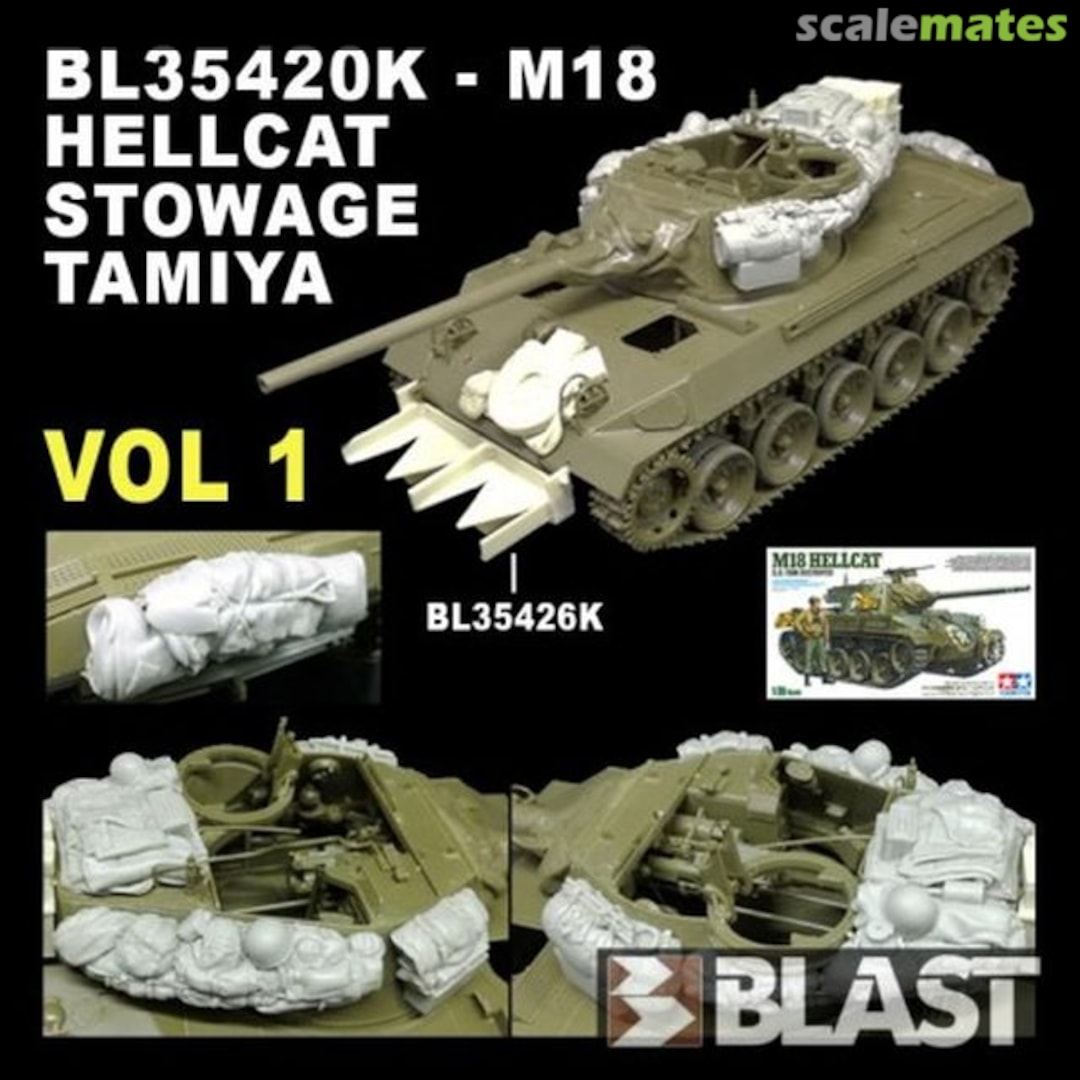 Boxart M18 Hellcat stowage, Vol.1 BL35420K Blast Models