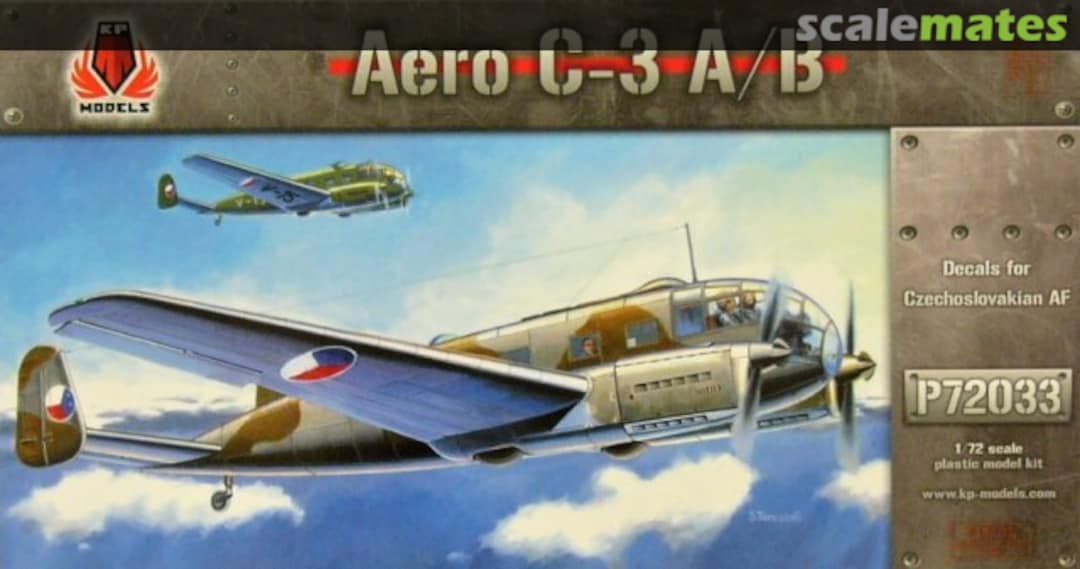 Boxart Aero C-3 A/B P72033 KP Models