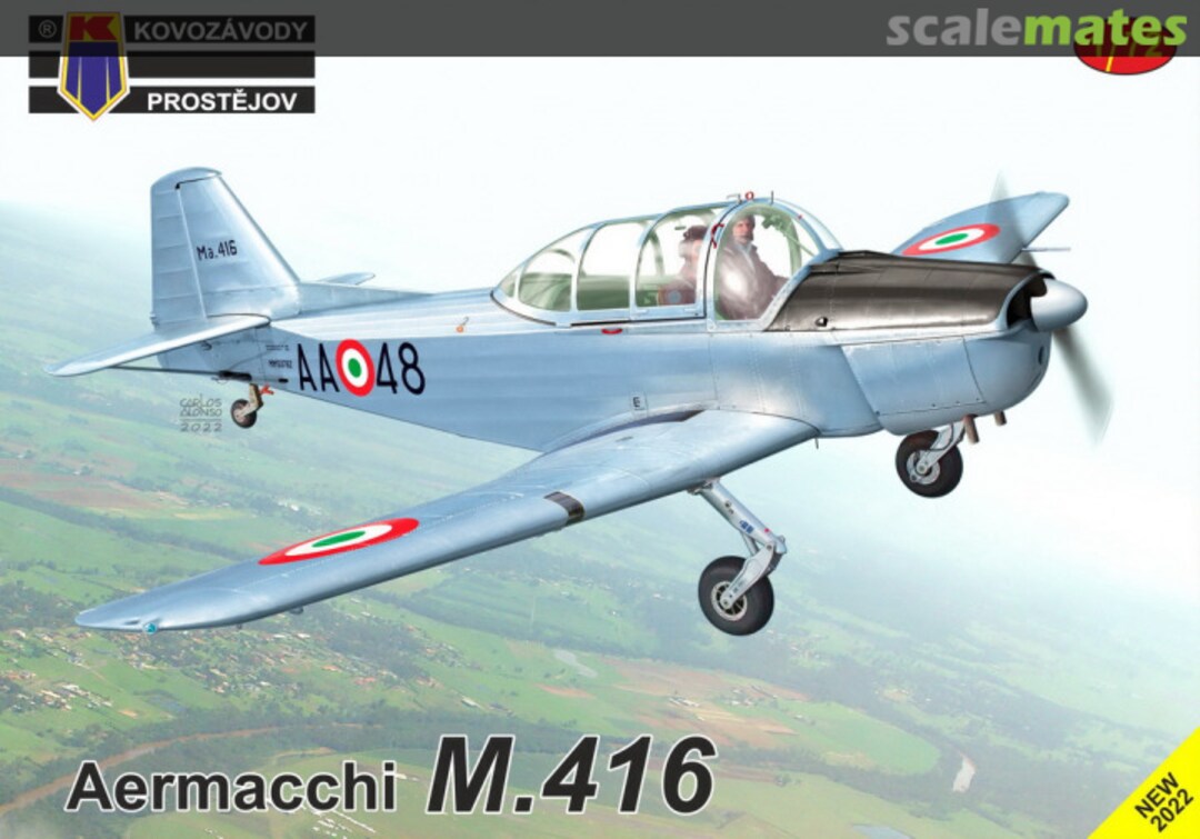 Boxart Aermacchi M.416 KPM0374 Kovozávody Prostějov