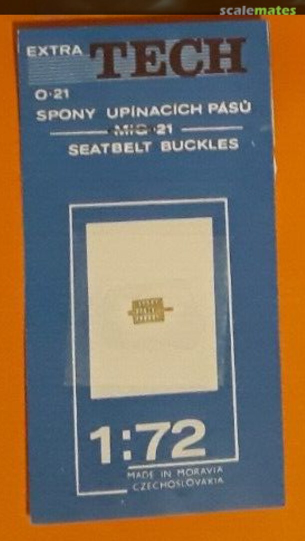 Boxart MiG-21 seatbelt buckles O-21 Extratech