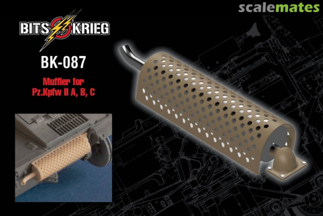 Boxart Muffler for Pz.Kpfw. II A, B, C BK-087 BitsKrieg