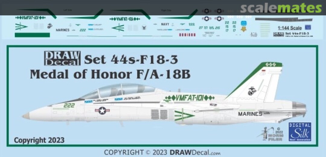 Boxart Medal of Honor F/A-18B 44-F18-3 Draw Decal