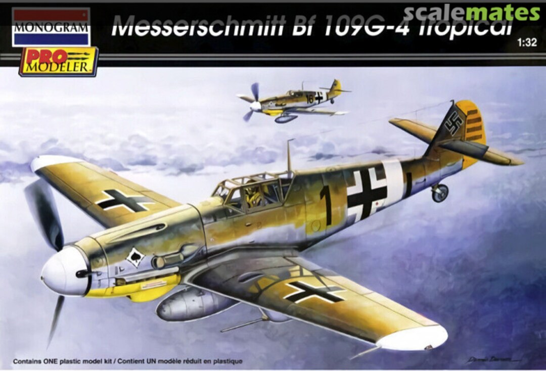 Boxart Messerschmitt Bf 109G-4 Tropical 85-5981 Monogram - Pro Modeler