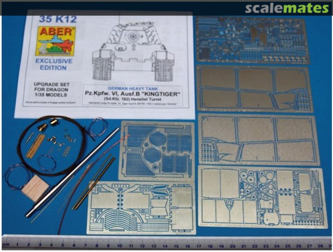 Boxart PzKpfw.VI, Ausf.B "KINGTIGER" (Sd.Kfz.182) Henschel Turret 35K12 Aber