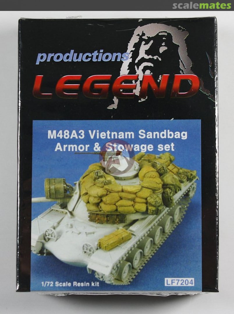 Boxart M48A3 Vietnam Sandbag Armor & Stowage Set LF7204 Legend Productions