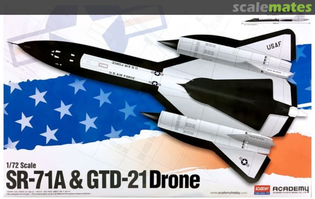 Boxart SR-71A & GTD-21 Drone 12540 Academy