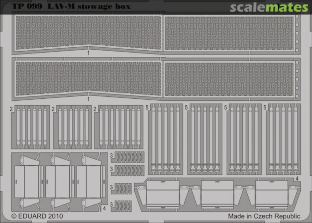 Boxart LAV-M stowage box TP099 Eduard