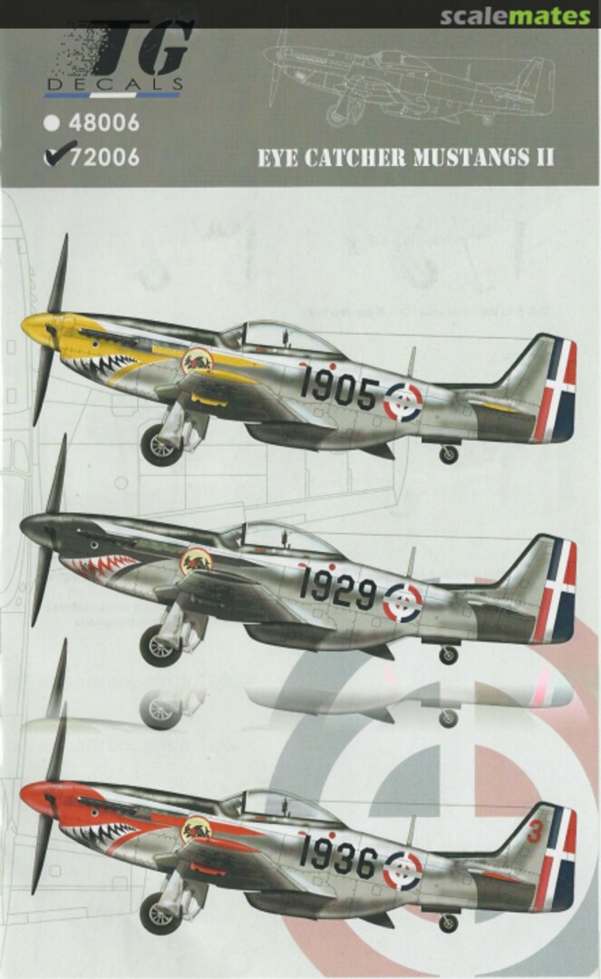 Boxart Eye Catcher Mustangs II 72006 TG Decals