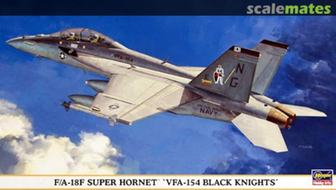 Boxart F/A-18F Super Hornet `VF-154 Black Knights´ 00741 Hasegawa