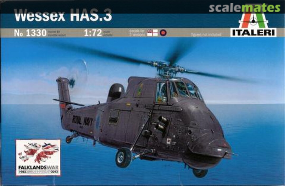 Boxart Westland Wessex HAS.3 1330 Italeri