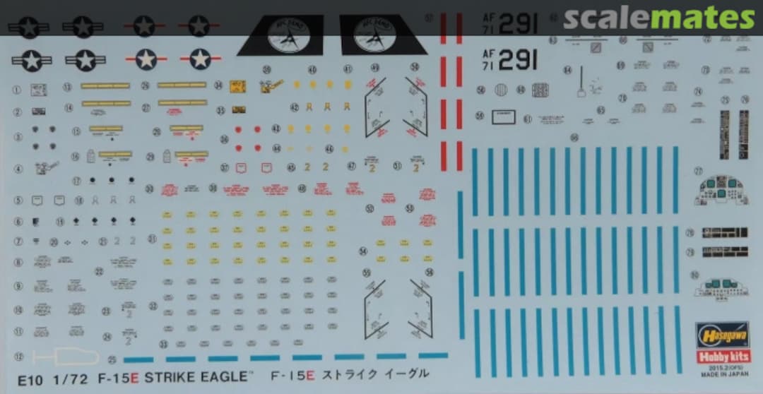 Contents F-15E Strike Eagle 00540 Hasegawa