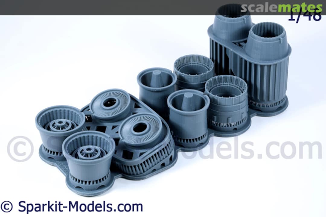 Boxart Mirage IVA/P - ATAR 9K Exhaust Set 48T0003 Sparkit Models Boxart Mirage IVA/P - ATAR 9K Exhaust Set 48T0003 Sparkit Models