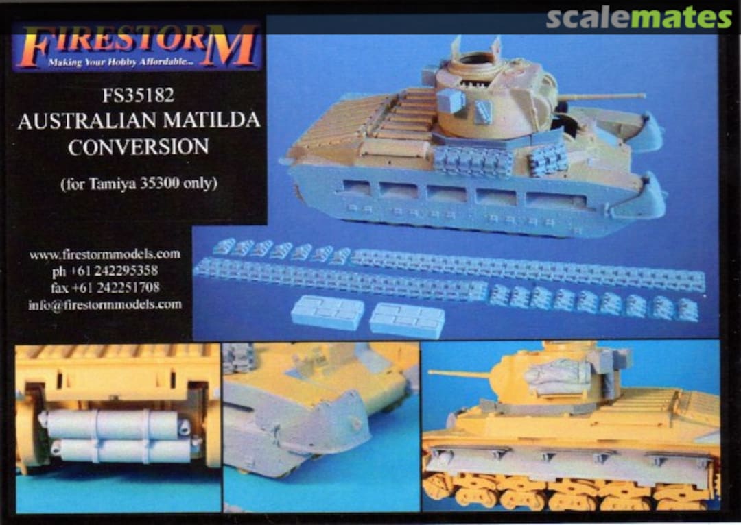 Boxart Australian Matilda Conversion Set FS35182 Firestorm Models