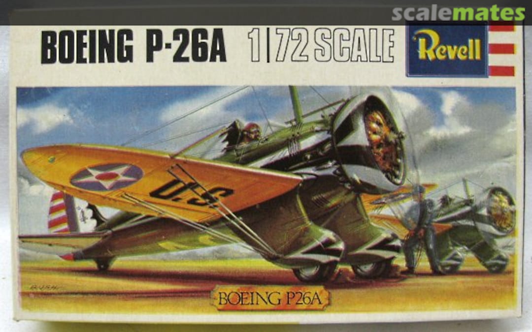 Boxart Boeing P-26A H-656 Revell (Great Britain)