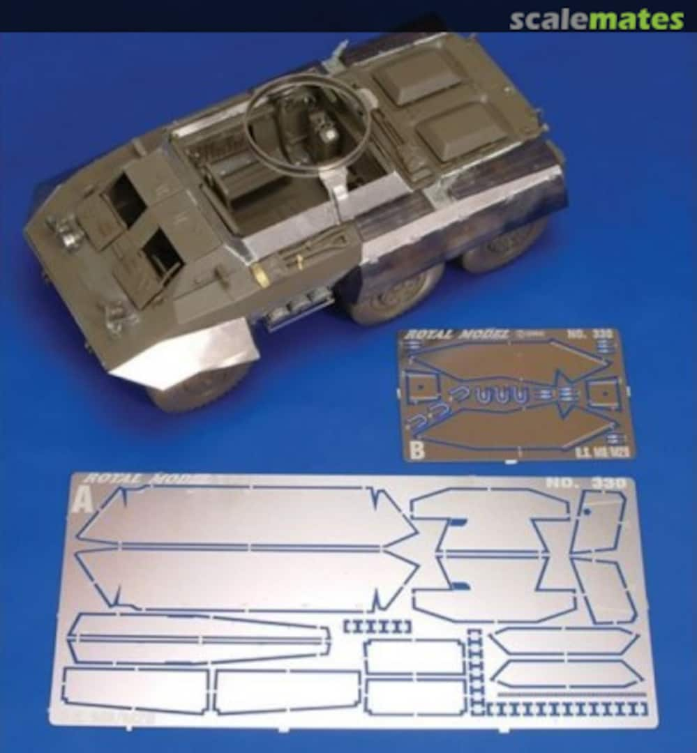 Boxart M8 & M20 Fenders ~Tamiya~ 330 Royal Model