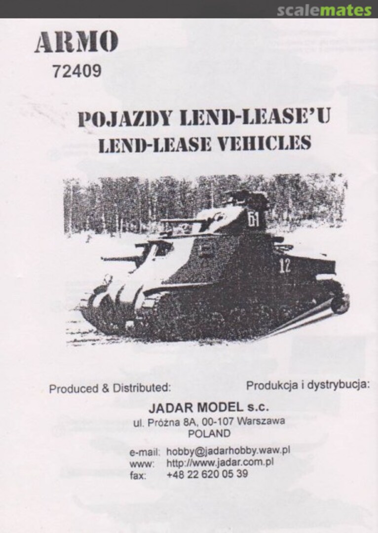 Boxart Lend-Lease Vehicles 72409 Armo