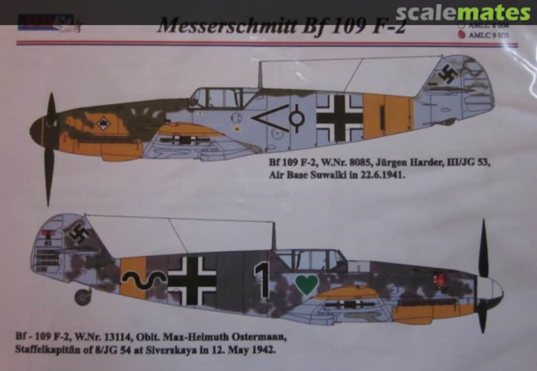 Boxart Messerschmitt Bf 109 F-2 AMLC9001 AML