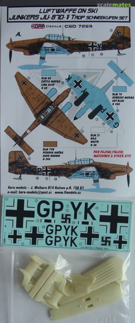 Boxart Junkers Ju-87D-1/Trop CSD7269 Kora Models