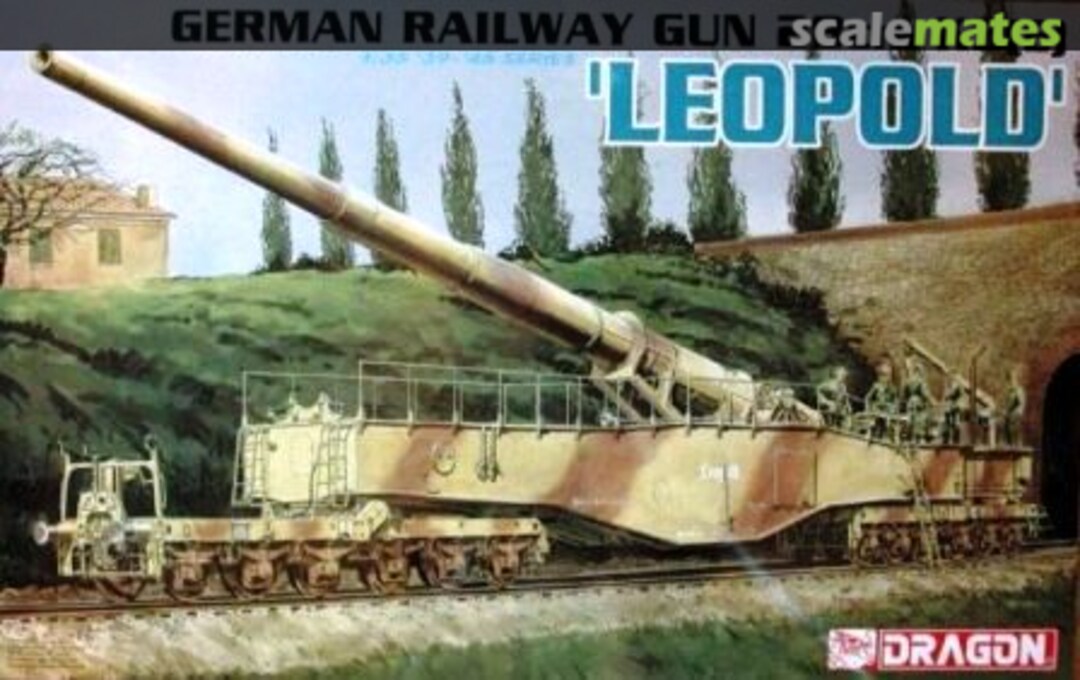 Boxart Railway Gun 28cm K5(E) 'Leopold' 6200 Dragon