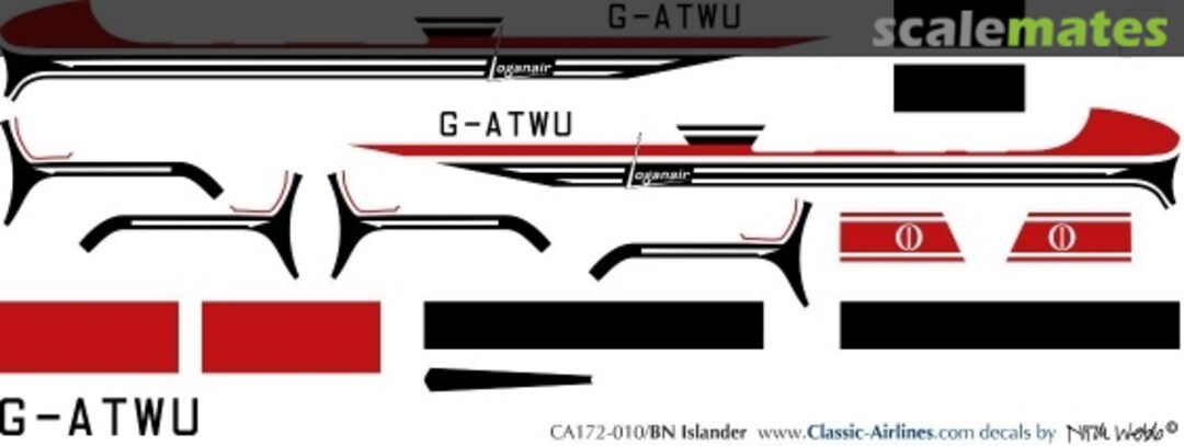Boxart Loganair BN Islander CA172-010 Classic Airlines