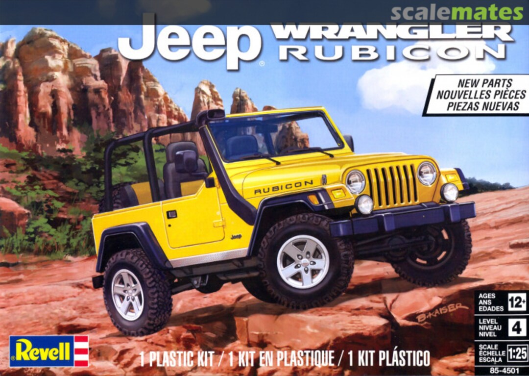 Boxart Jeep Wrangler Rubicon 85-4501 Revell