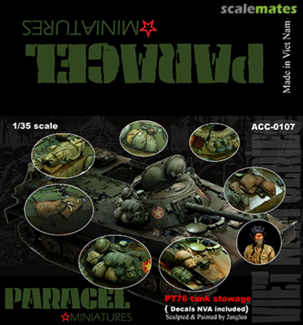 Boxart PT-76 Tank Stowage ACC-0107 Paracel Miniatures