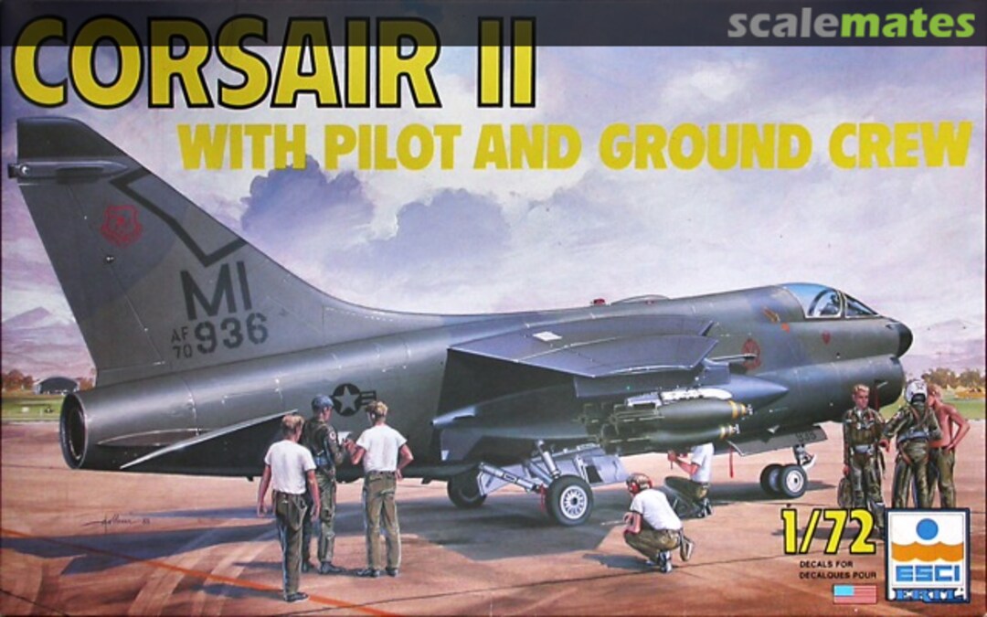 Boxart Vought A-7D Corsair II 9080 ESCI/ERTL