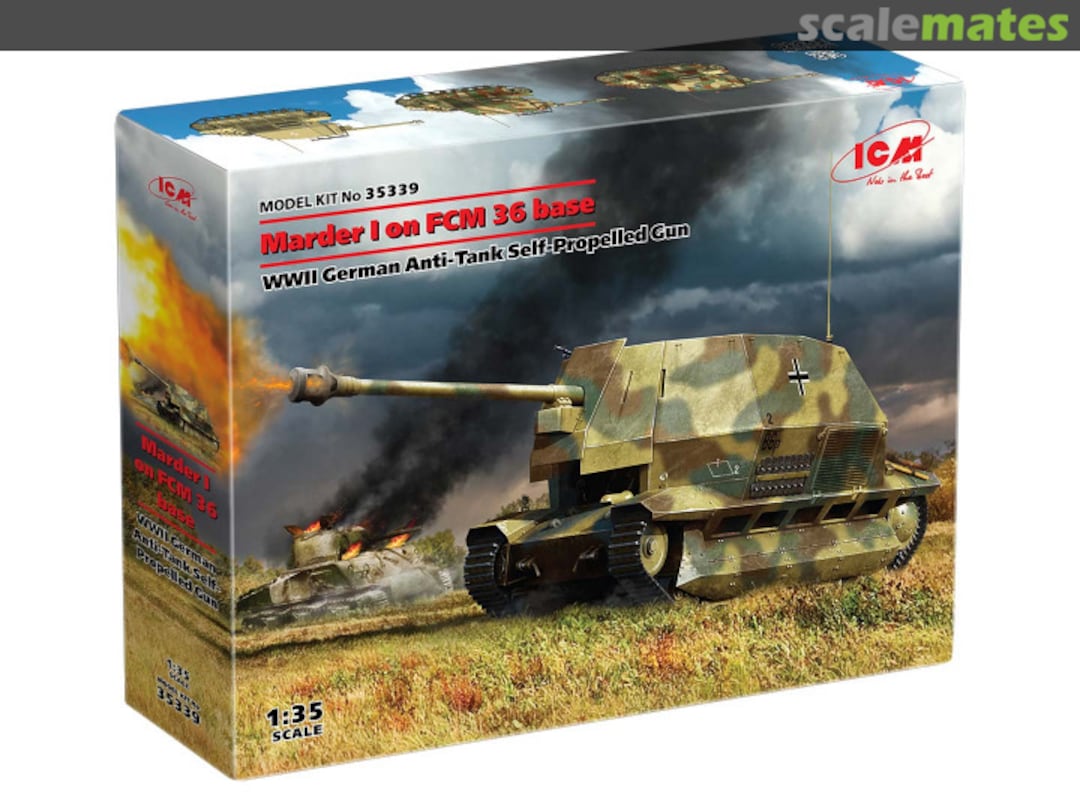 Contents Marder I on FCM 36 base 35339 ICM