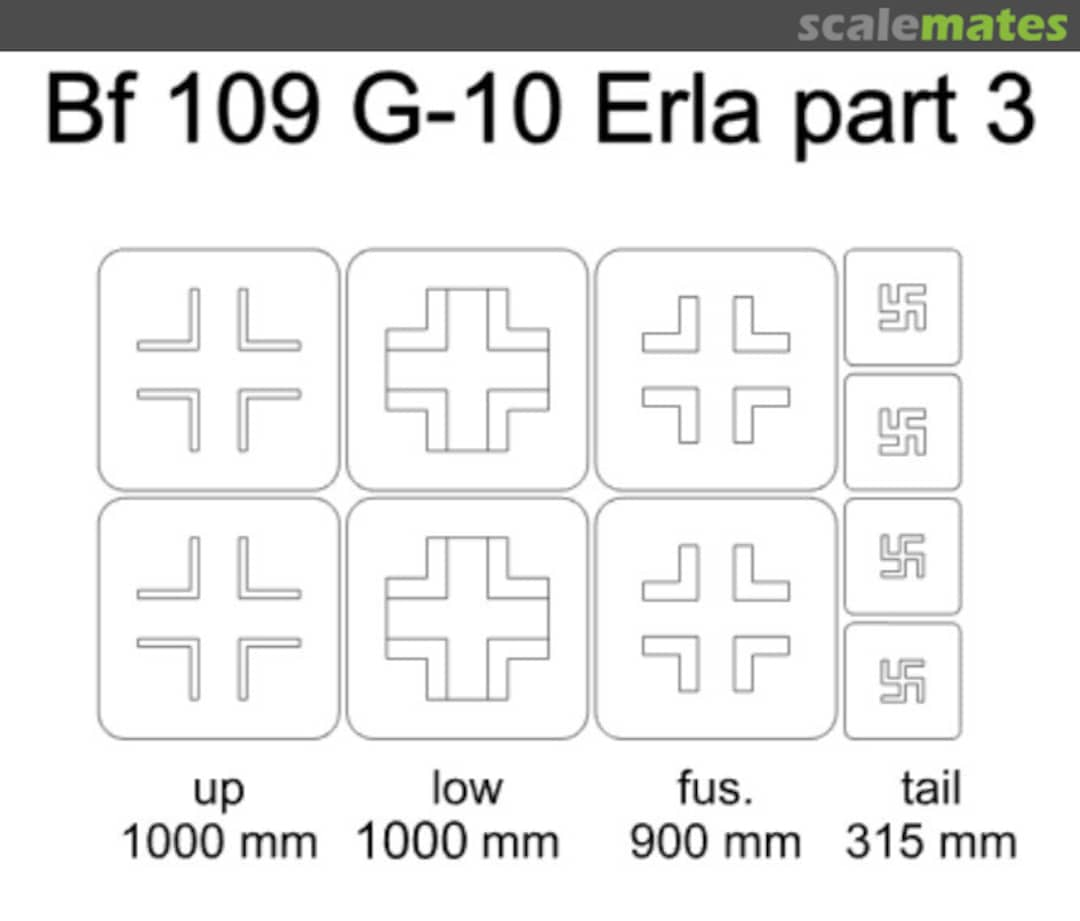 Boxart Bf 109 G-10 Erla part 3 24022 Omask