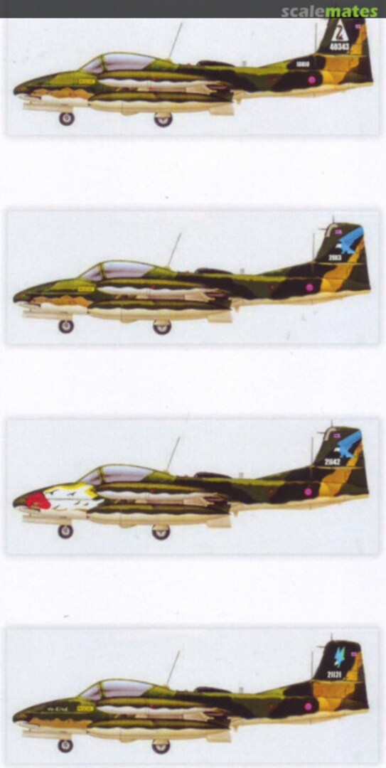 Boxart Cessna A-37B / T-37B/C 48065 Siam Scale