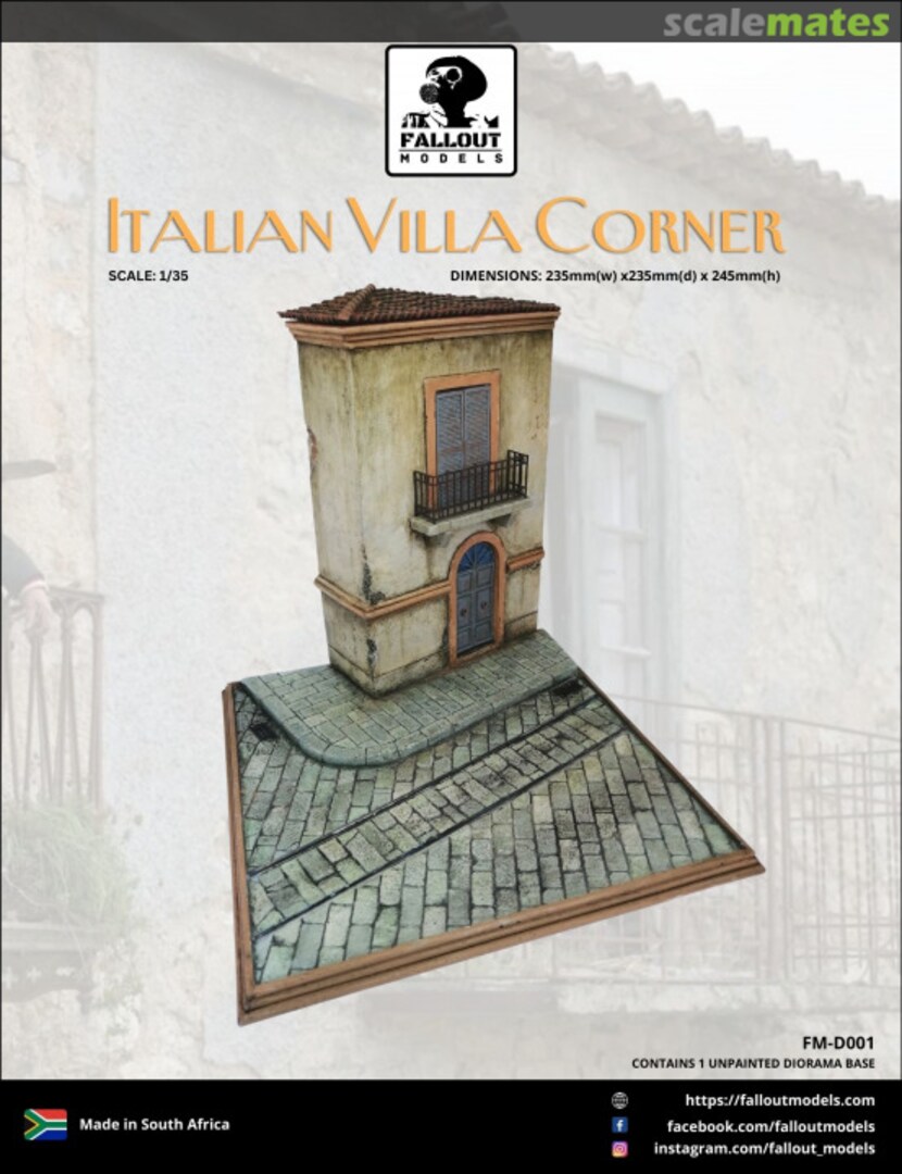 Boxart Italian Villa Corner FM-D001 Fallout Models