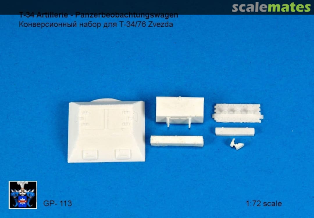 Contents T-34 Artillerie Panzerbeobachtungswagen conversion set GP-113 Golikov Project