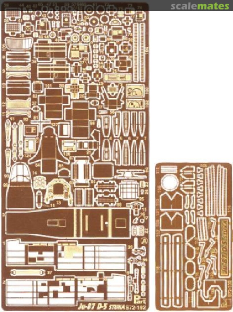 Boxart Ju 87D-5 Stuka S72-102 Part