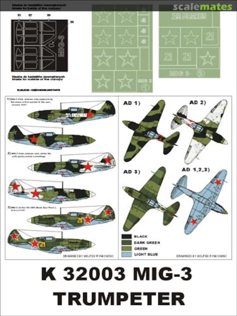 Boxart Mikoyan-Gurevich MiG-3 K32003 Montex